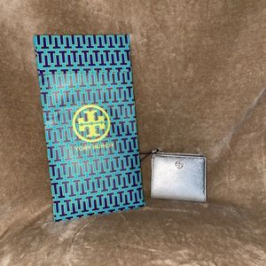 TORY BURCH Metallic Bi-Fold Wallet